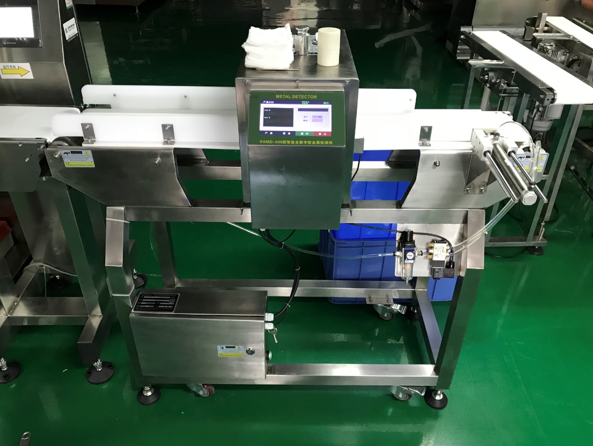 江門(mén)市水滋潤(rùn)衛(wèi)生用品有限公司訂購(gòu)金檢重檢一體機(jī)